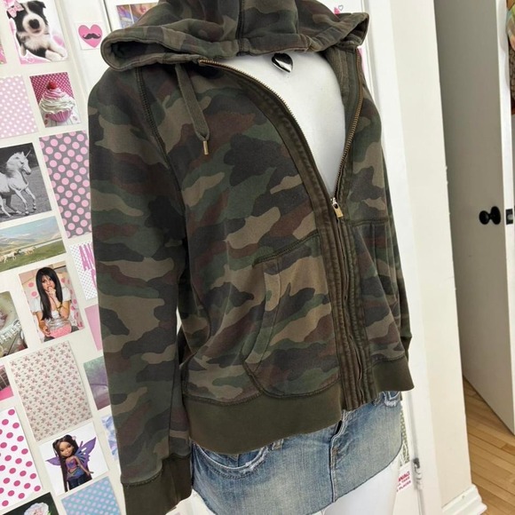 y2k zip hoodie french terry size XL - Picture 7 of 8